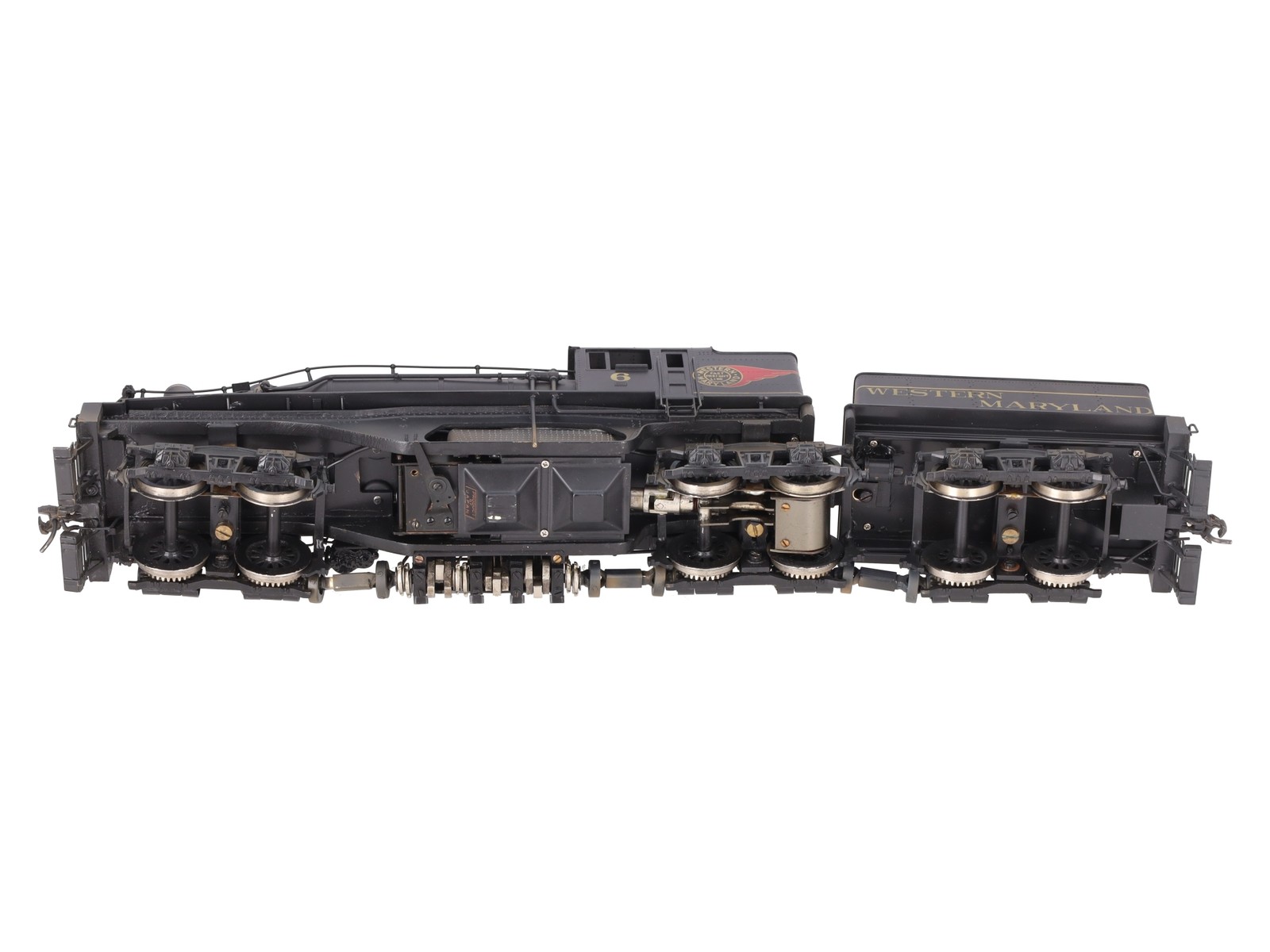 Westside Model Co. O Brass WM Shay Steam Engine & Tender #6 (2-Rail) – Painted