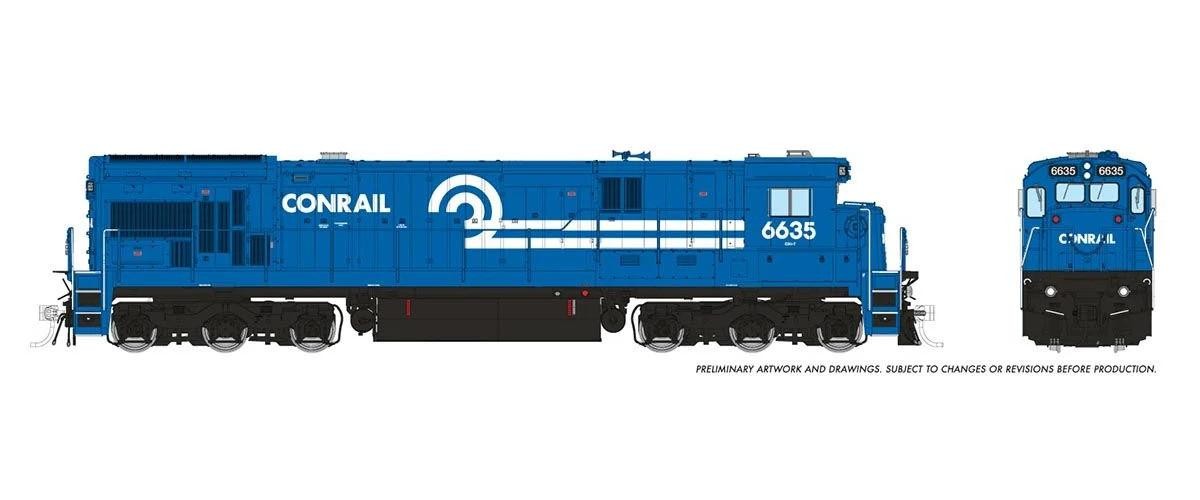 Rapido ~ HO Scale ~ Conrail ~ C36-7 #6635 ~ DC/DCC Sound ~ 042607