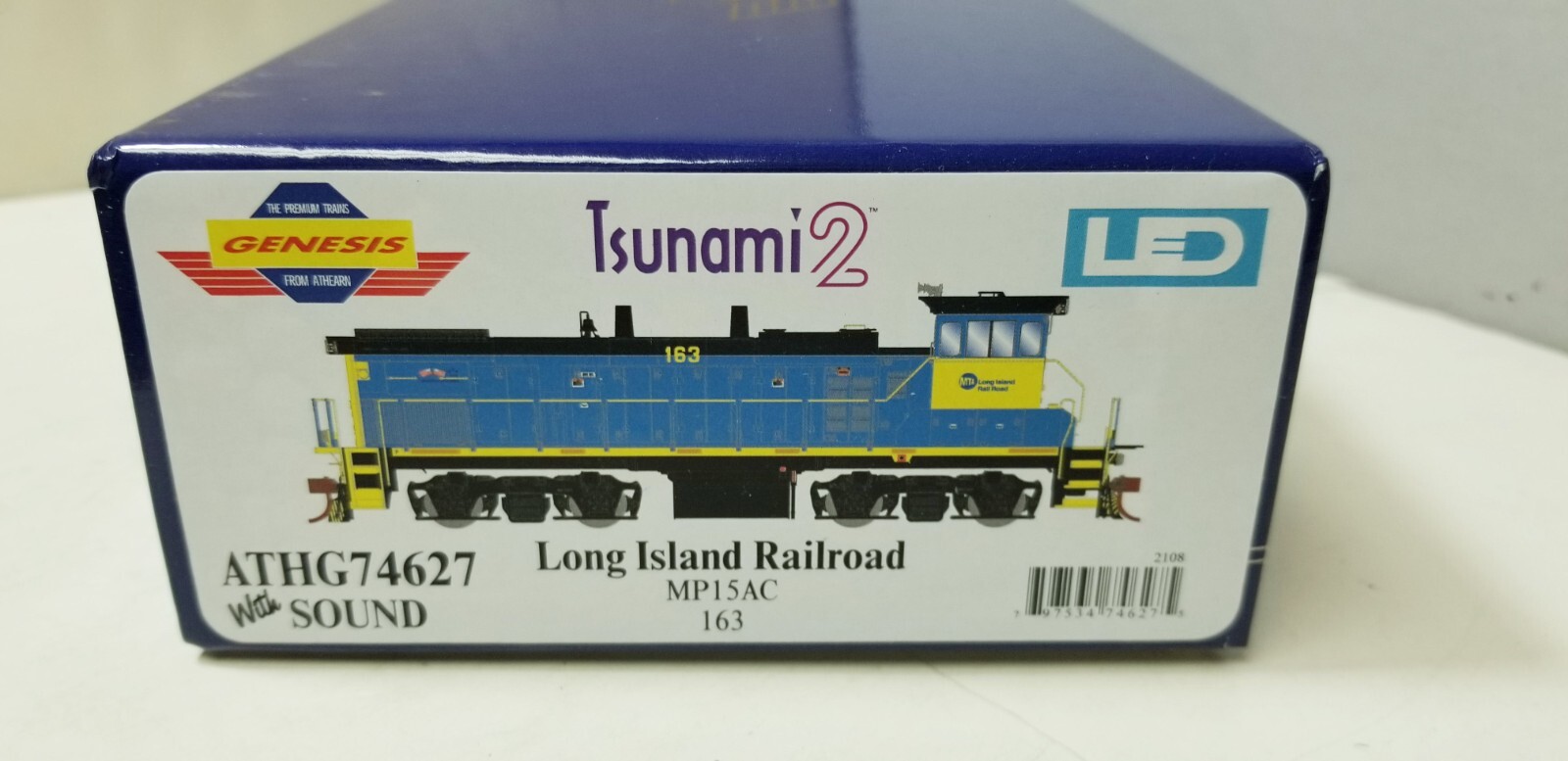 Athearn Genesis G74627 HO LONG ISLAND RAILROAD EMD MP15AC 163 DCC Tsunami2 Sound
