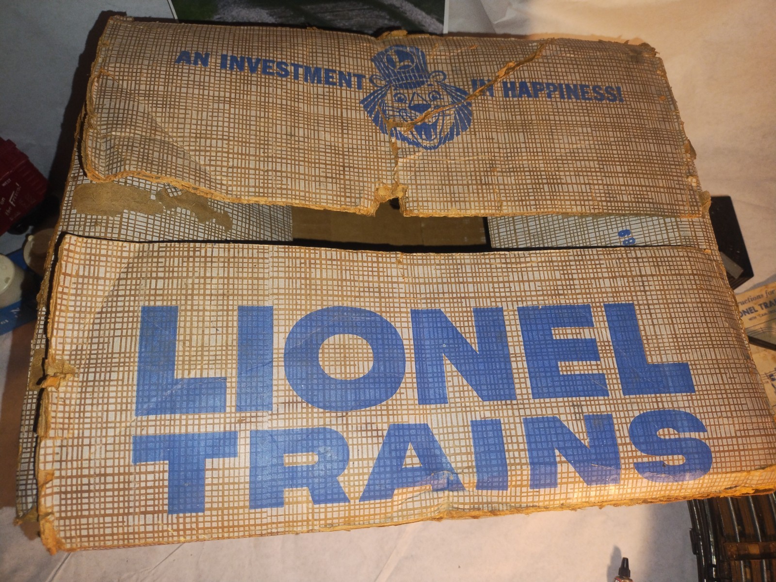 Lionel 1590 Set From 1958 Locomotive 249 & Tender 4 Car Freight Set W/ Boxes