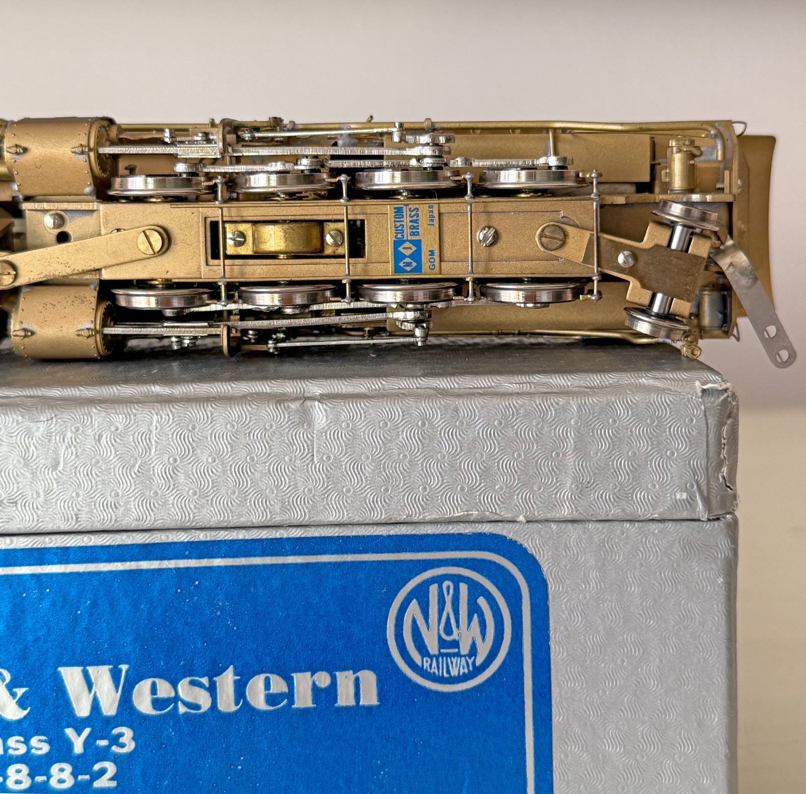 CUSTOM BRASS GOM JAPAN Norfolk & Western N&W Class Y-3 2-8-8-2 Limited Edition