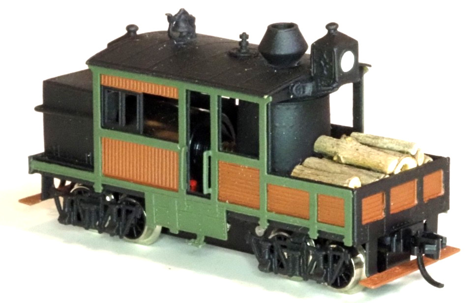 Brass N-scale 30060 Westmodel 15 Ton Climax A Typ Vertical boiler coreless motor