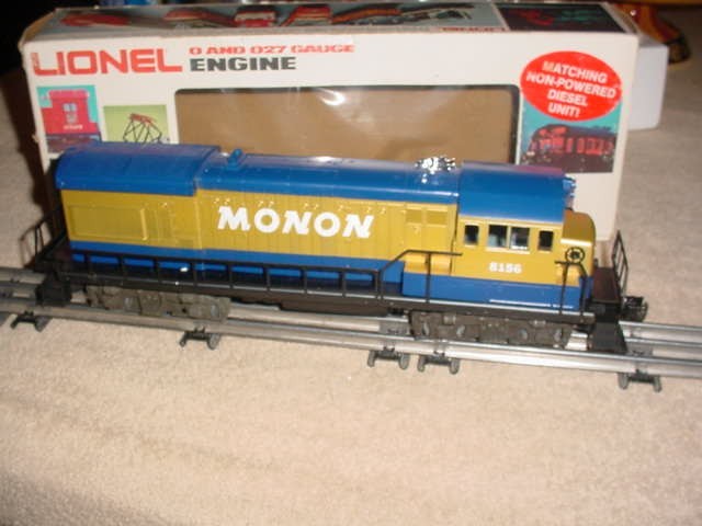 Lionel #6-8156 Monon U36B Non Powered Dummy Unit 0-027