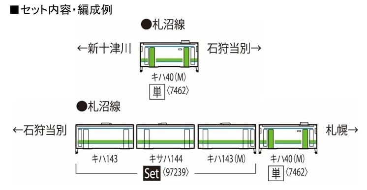TOMYTEC TOMIX N gauge JR Kiha 40 400 series model railroad diesel railcar 7462