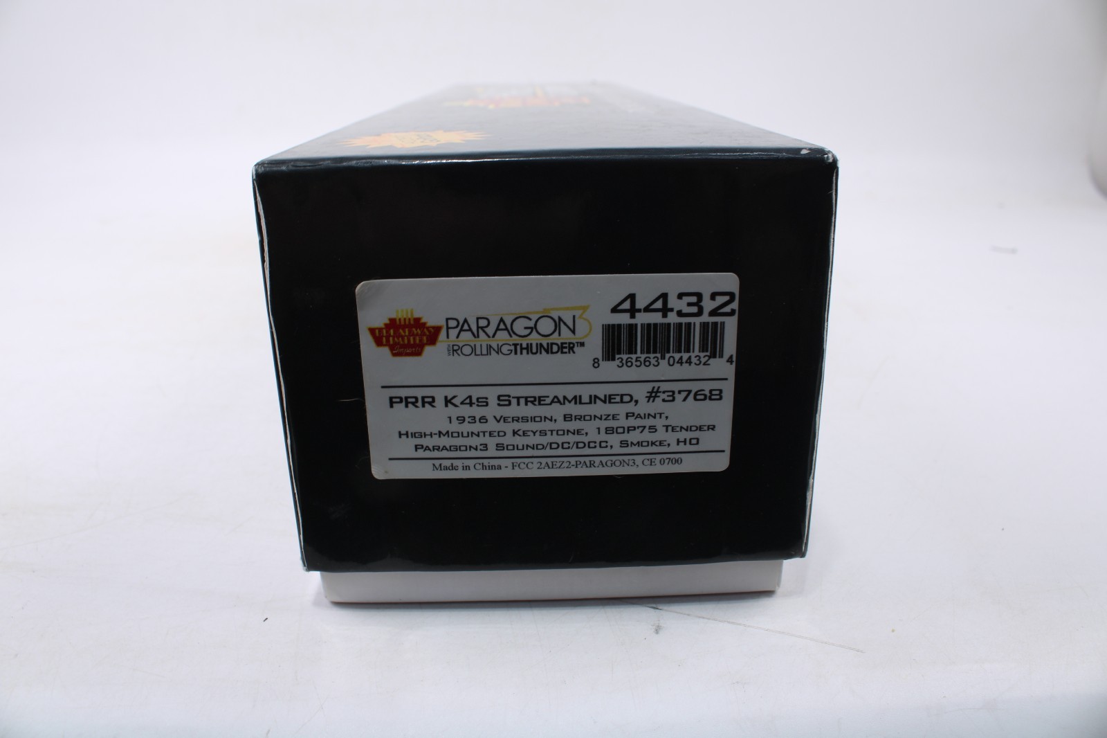 Broadway Limited HO 4432 PRR 4-6-2 K4 Steam Locomotive #3768 Paragon3 & GoPack