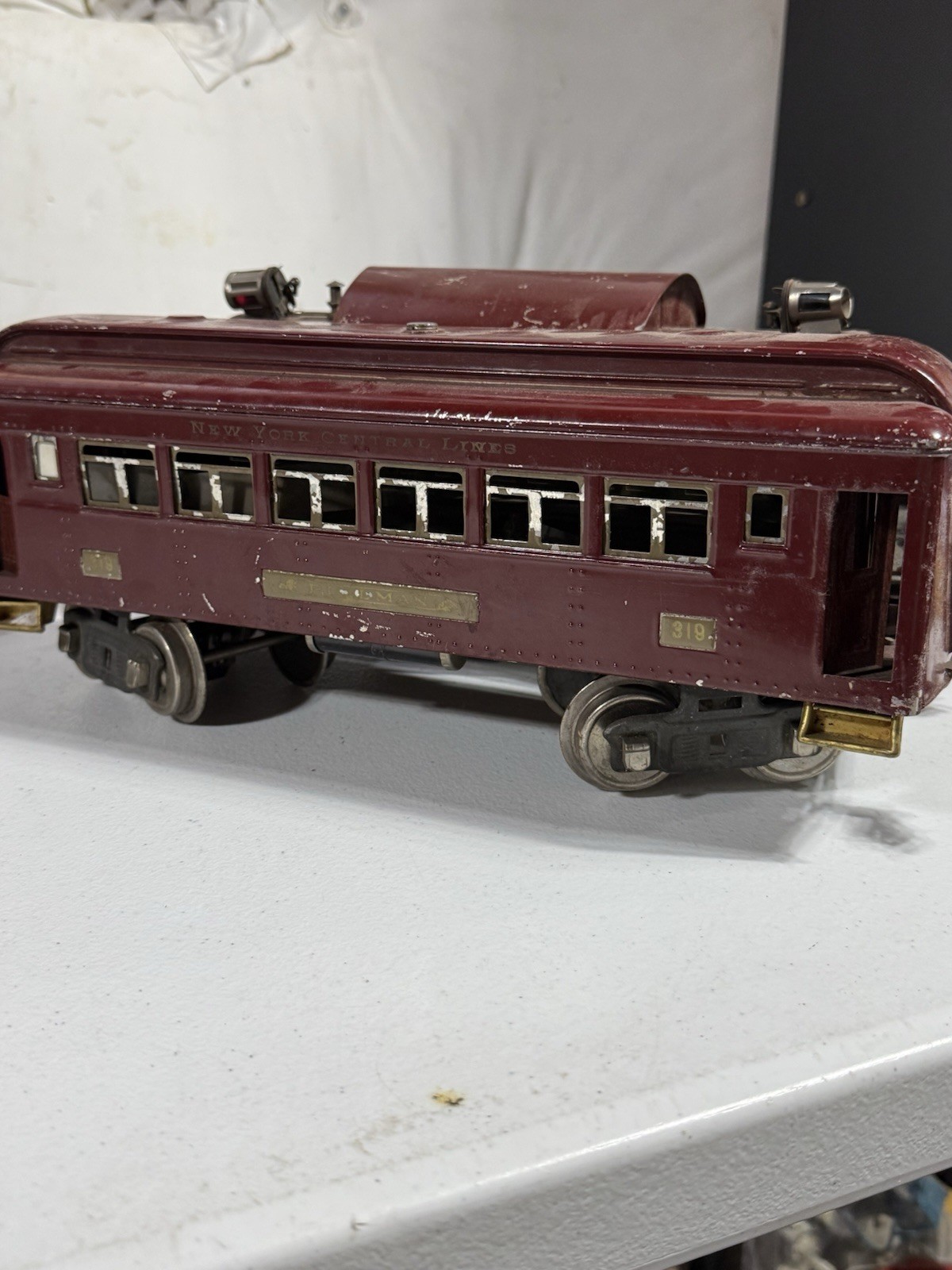 1920s Vintage Prewar Lionel Electric Train Set No.150 Engine, Passenger Cars