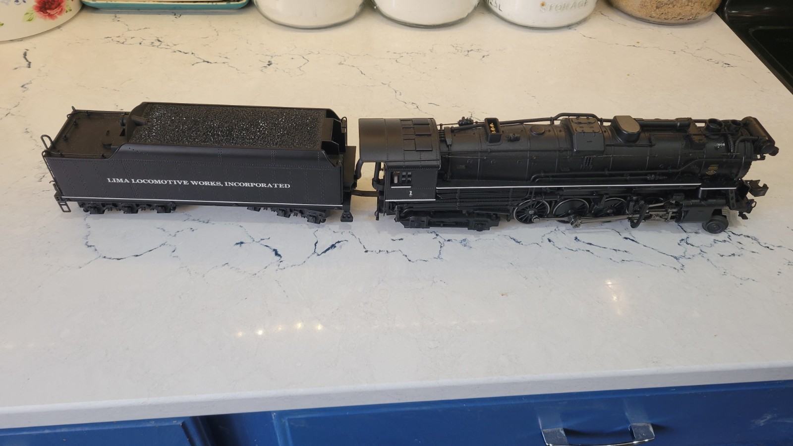 O Scale K-Line Berkshire & Tender 2-8-4 Rare Lima Demonstrator
