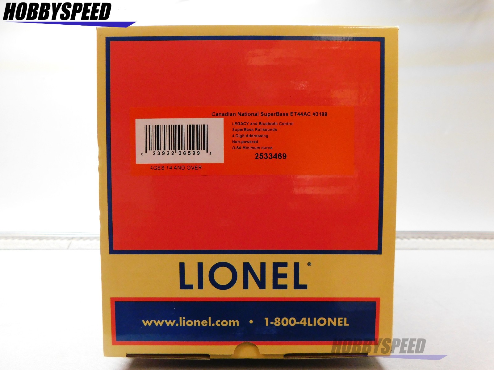 LIONEL BTO CANADIAN NATIONAL SUPERBASS ET44AC DIESEL ENGINE O GAUGE 2533469 NEW