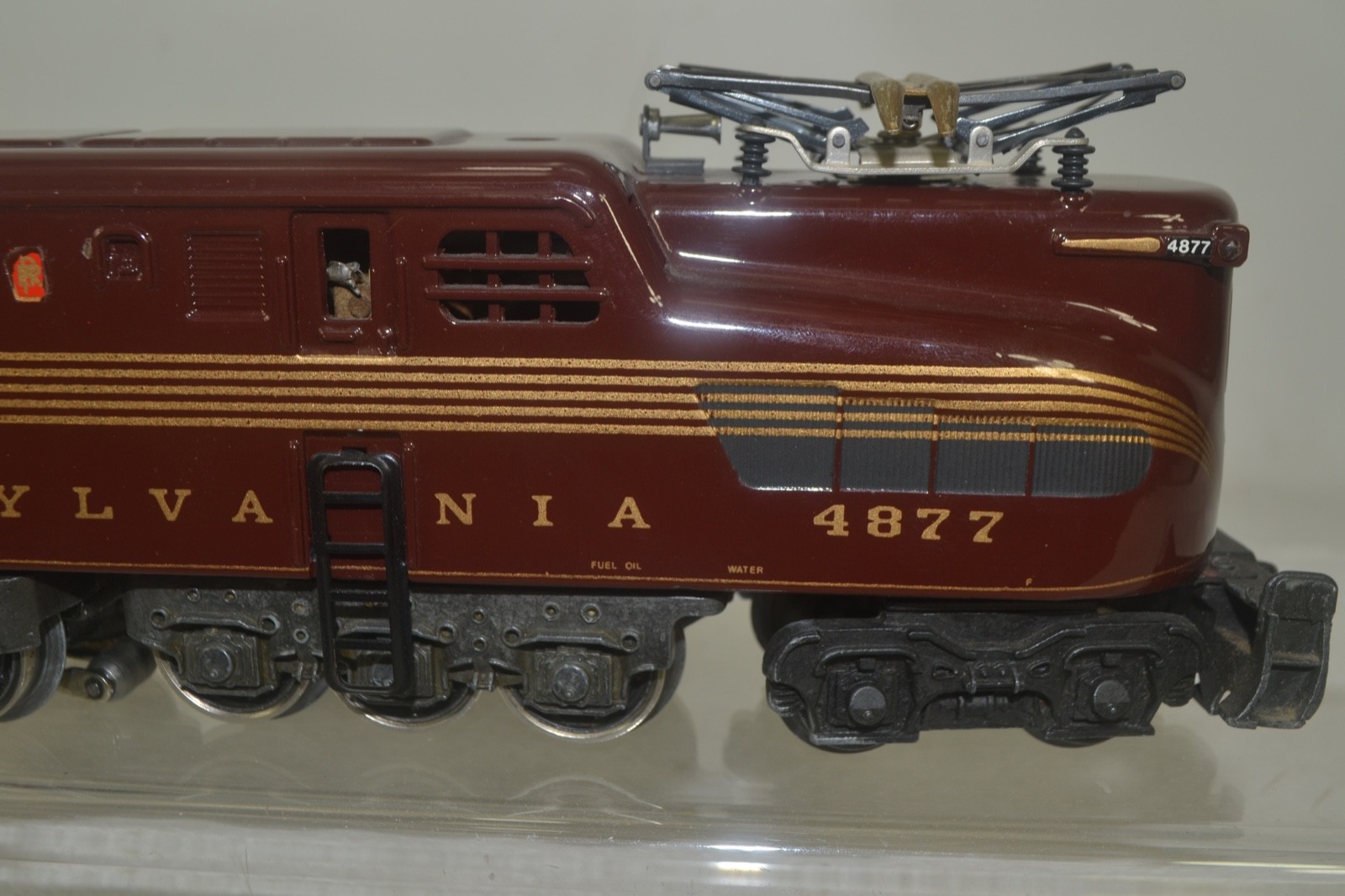 LIONEL POSTWAR GG-1 # 4877, TUSCAN, ELLIOT WELZ MUSEUM QUALITY RESTORATION