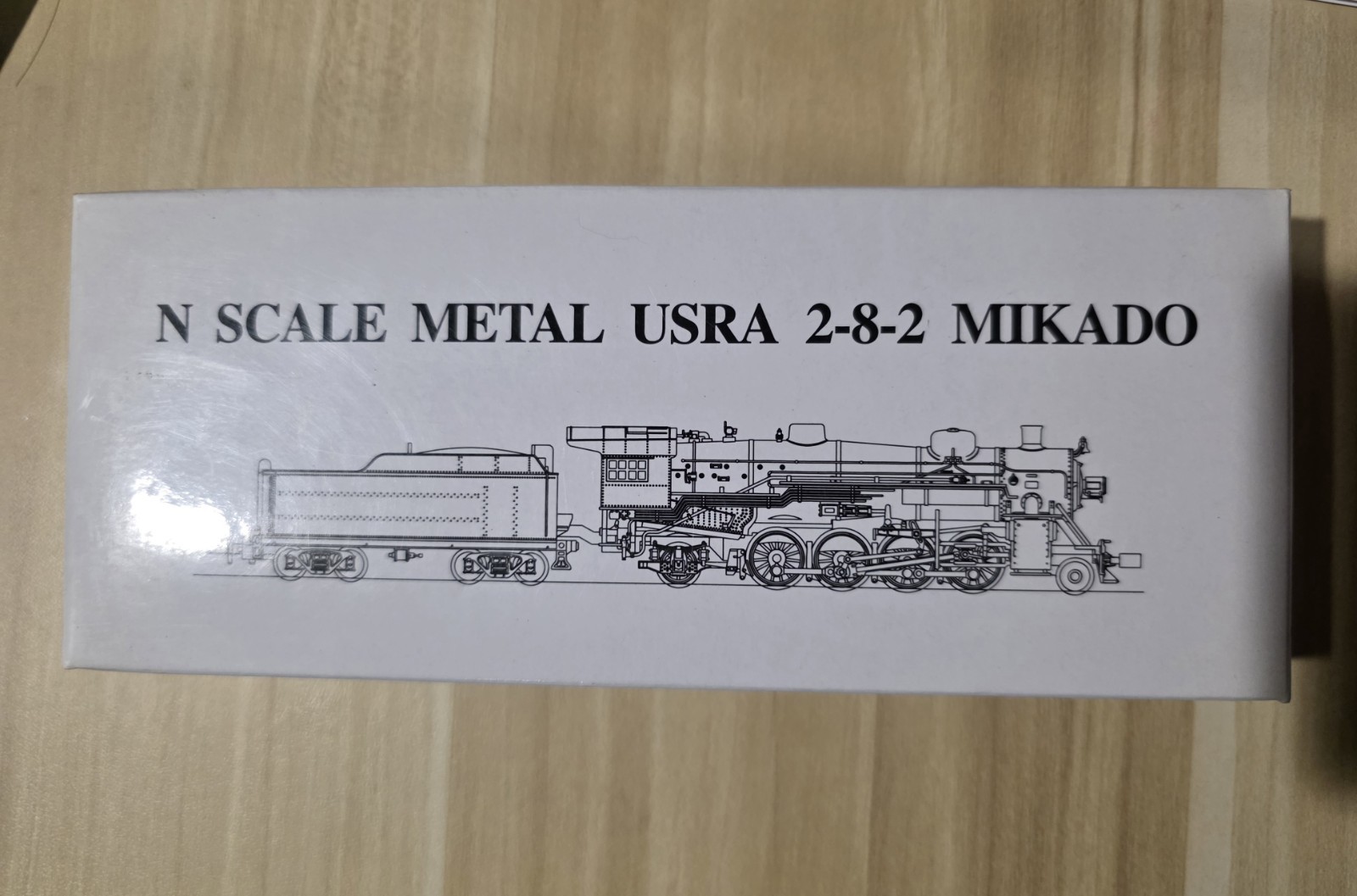 Model Power N Scale Metal USRA 2-8-2 Mikado 7576 Canadian National Railway 3441