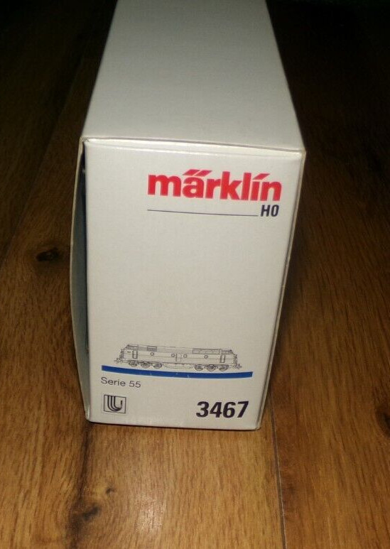 **UNTESTED** Marklin Ho 3467 SNCB Series 55 #5504 Diesel Locomotive Train Box