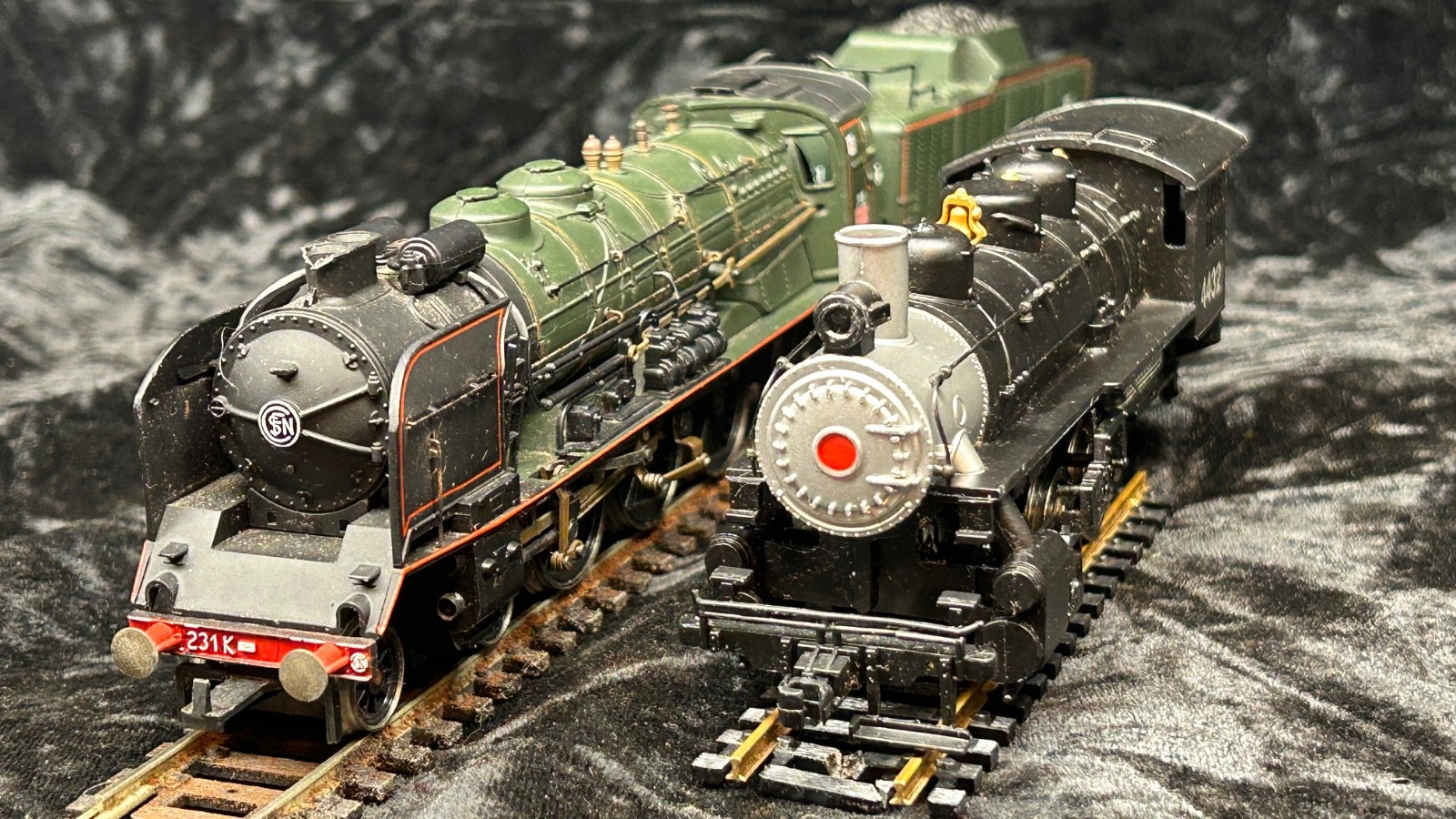lot 2 Locomotive Motrice Electric Jouef HO LOCO VAPEUR PACIFIC 231K,4432 WORK E2
