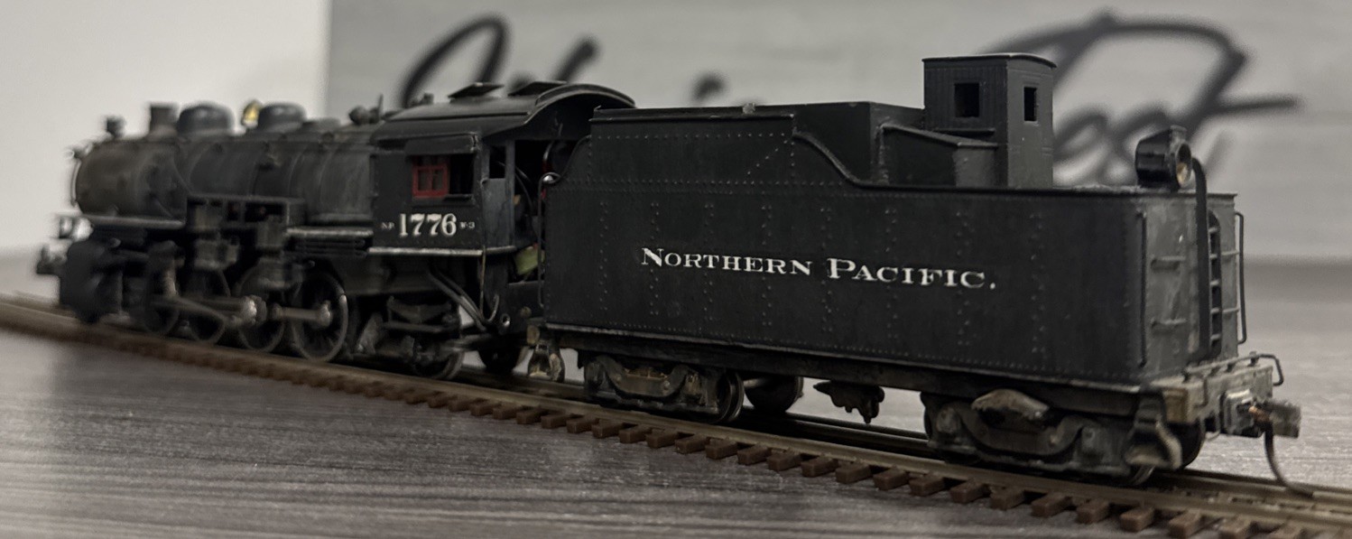 Pacific Fast Mail HO Brass Mikado Northern Pacific 2-8-2 W-1 #1776 Tested/Used!
