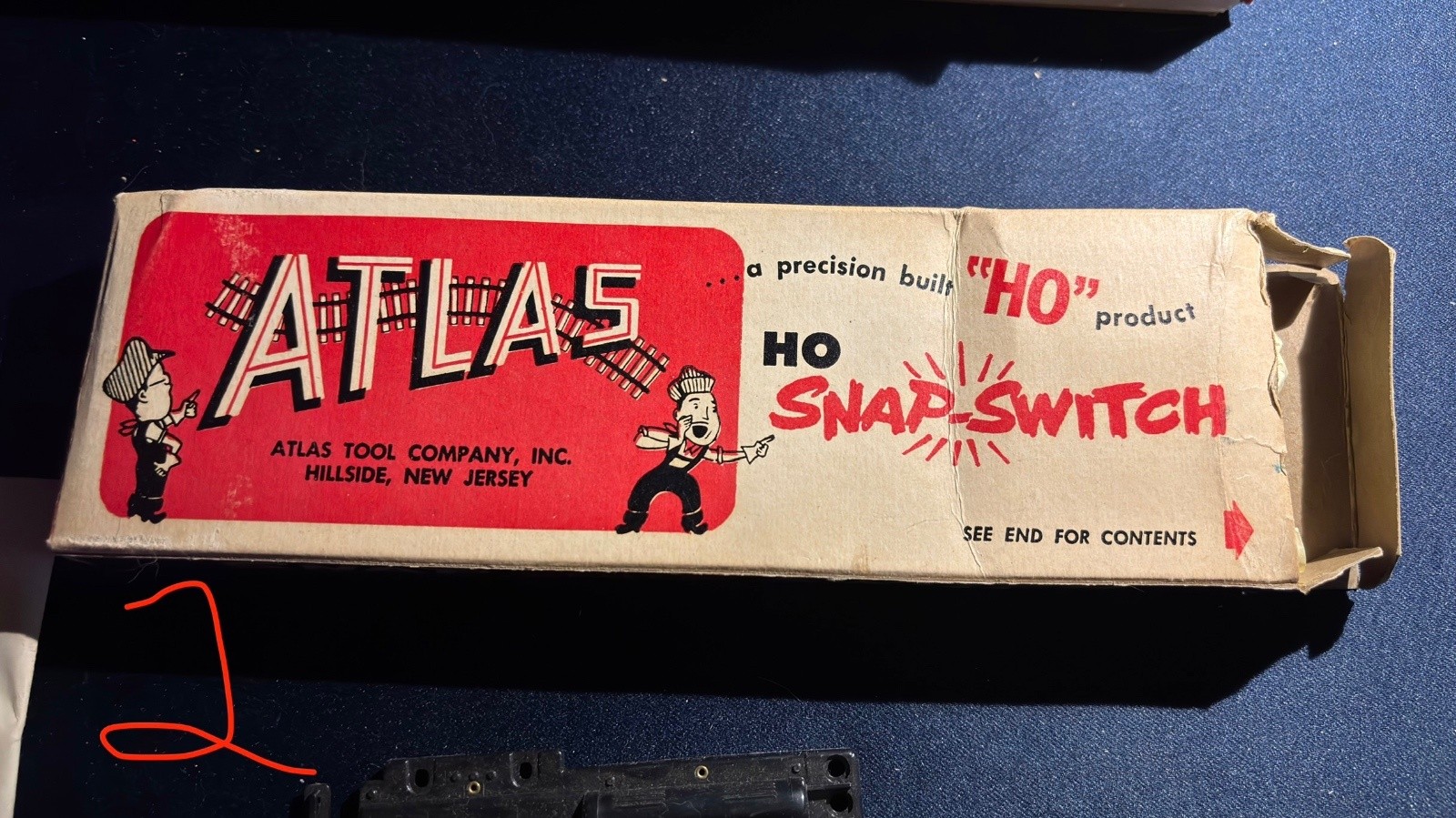 ATLAS HO Snap-Switch Manual Right #61 Point Motor Turnout Locomotives