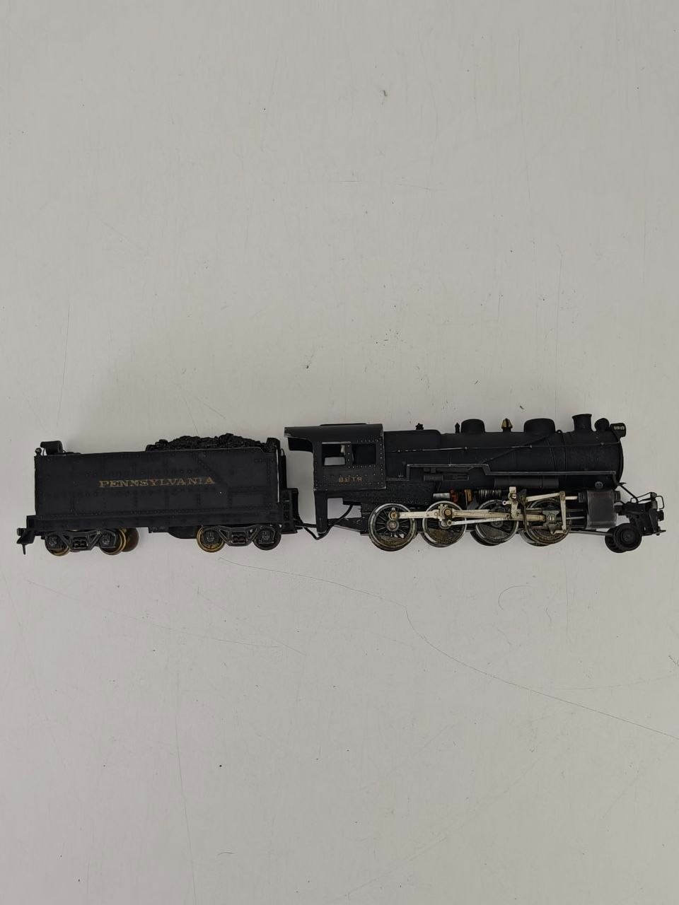 Vintage HO 2-8-0 Consolidation PRR 9915 Die Cast Tested READ