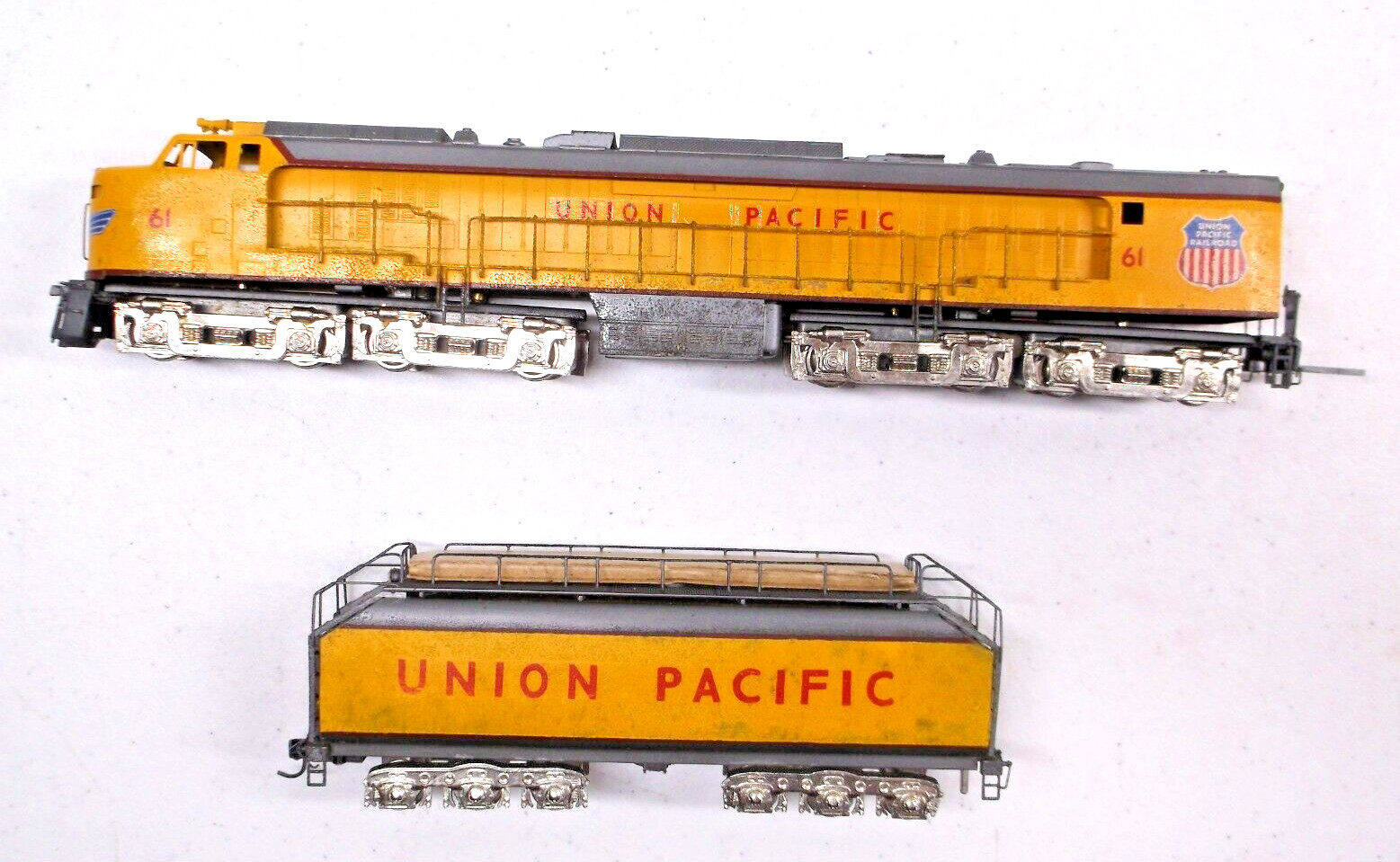 HO Trains Inc. brass U.P. Veranda gas turbine engine in original box (BB327)