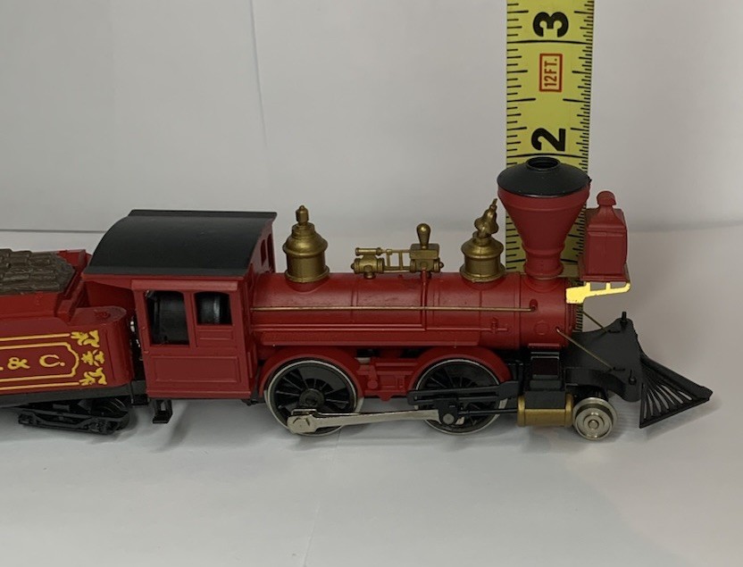 AHM Rivarossi HO Scale Bowker 2-4-0 Steam Loco & Tender KC.St.L.&C VTG Untested