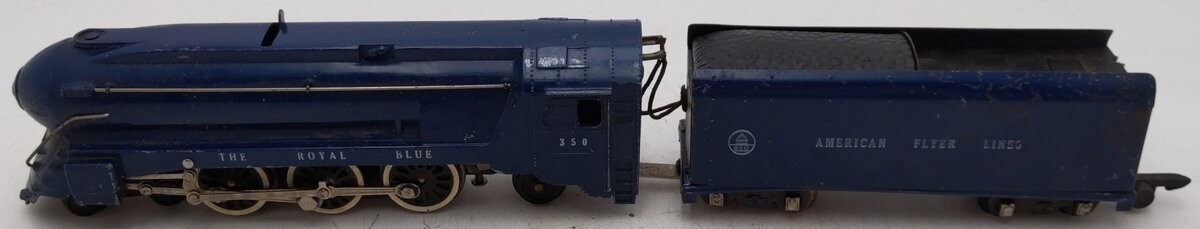 American Flyer 350 Vintage S B&O The Royal Blue 4-6-2 Diecast Steam Locomotive
