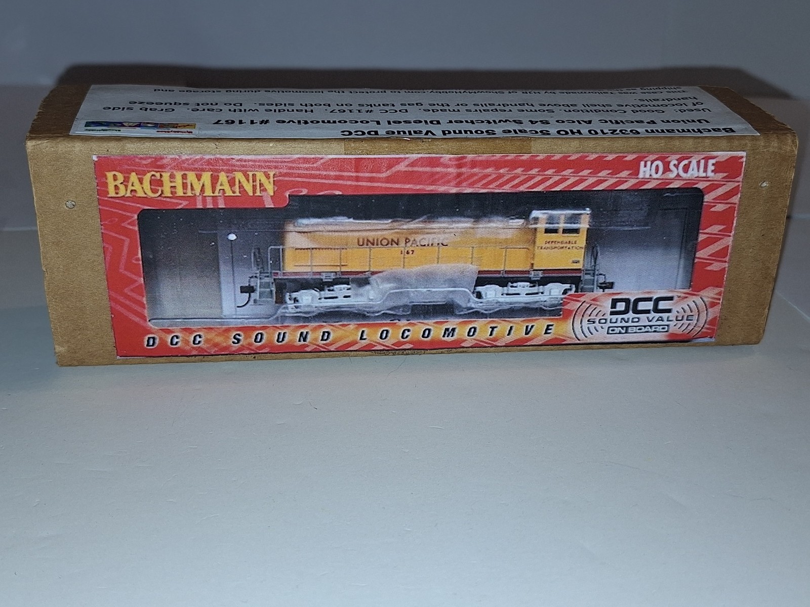 Used HO Bachmann 63210 DCC Sound Union Pacific Alco S4 Diesel Locomotive #1167