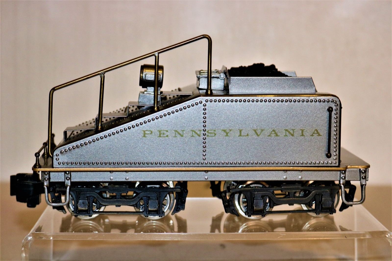 INCREDIBLE G scale Brass DELTON PENNSYLVANIA STAMPED STEEL GRAY 0-6-0 Ser #99