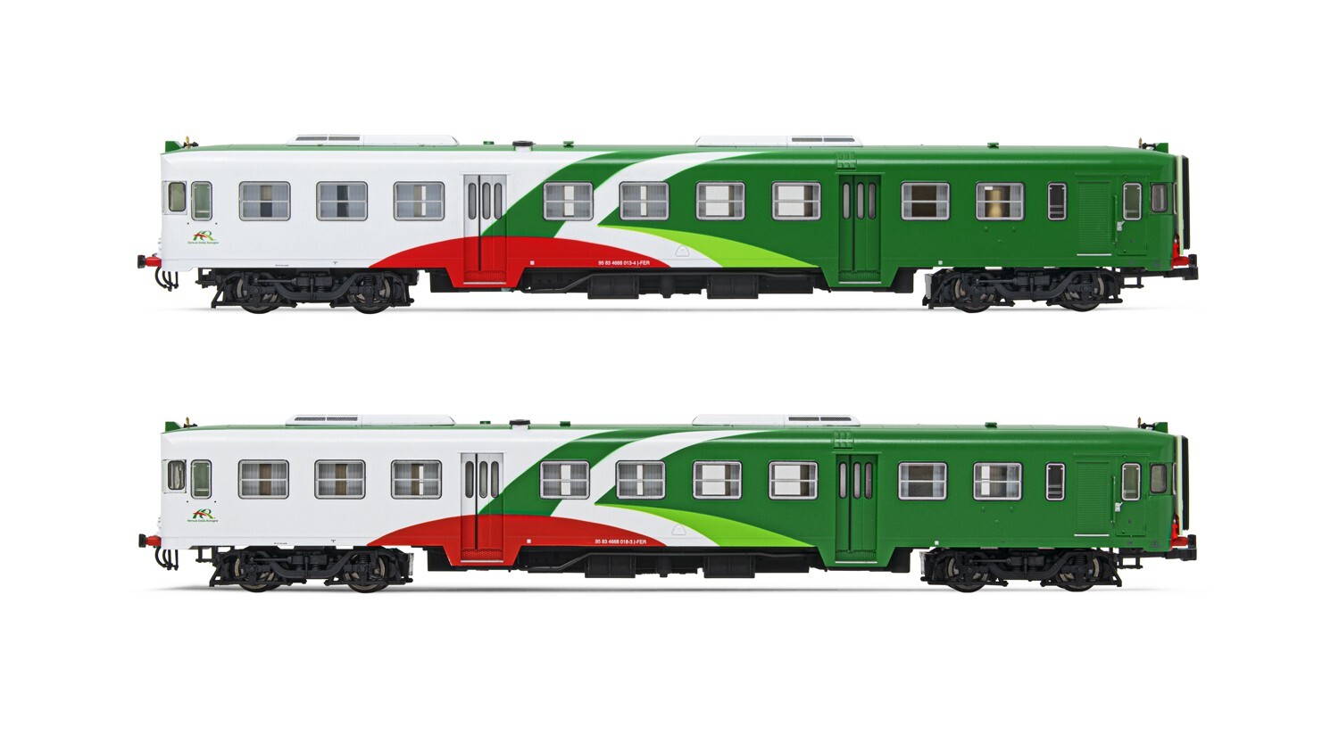 Lima Expert Hl2667 Set 2 Aln 668 Fer Green/White/Red Livery, Air Conditioners