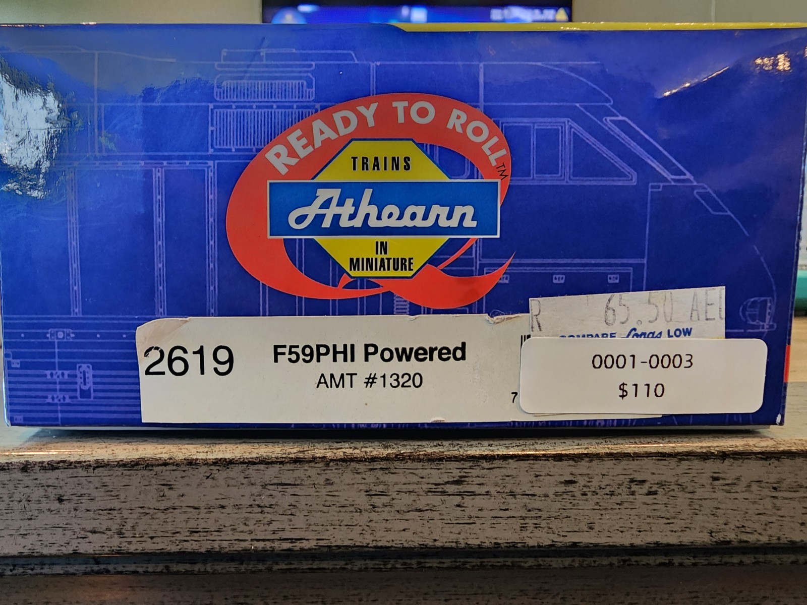 Athearn HO AMT F59PHI Powered Tested RUNS GOOD