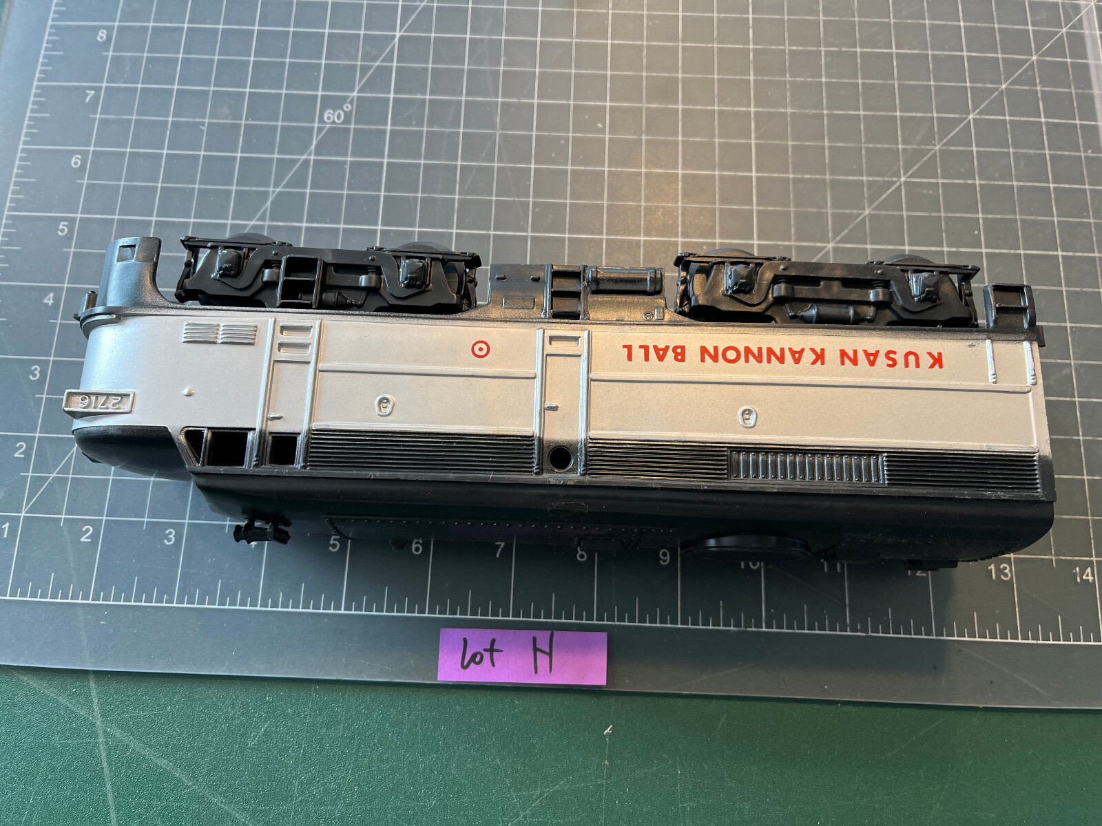KMT Kusan Auburn Train 2716 ALCO DUMMY DIESEL LOCOMOTIVE KANNON BALL NICE! LOT H