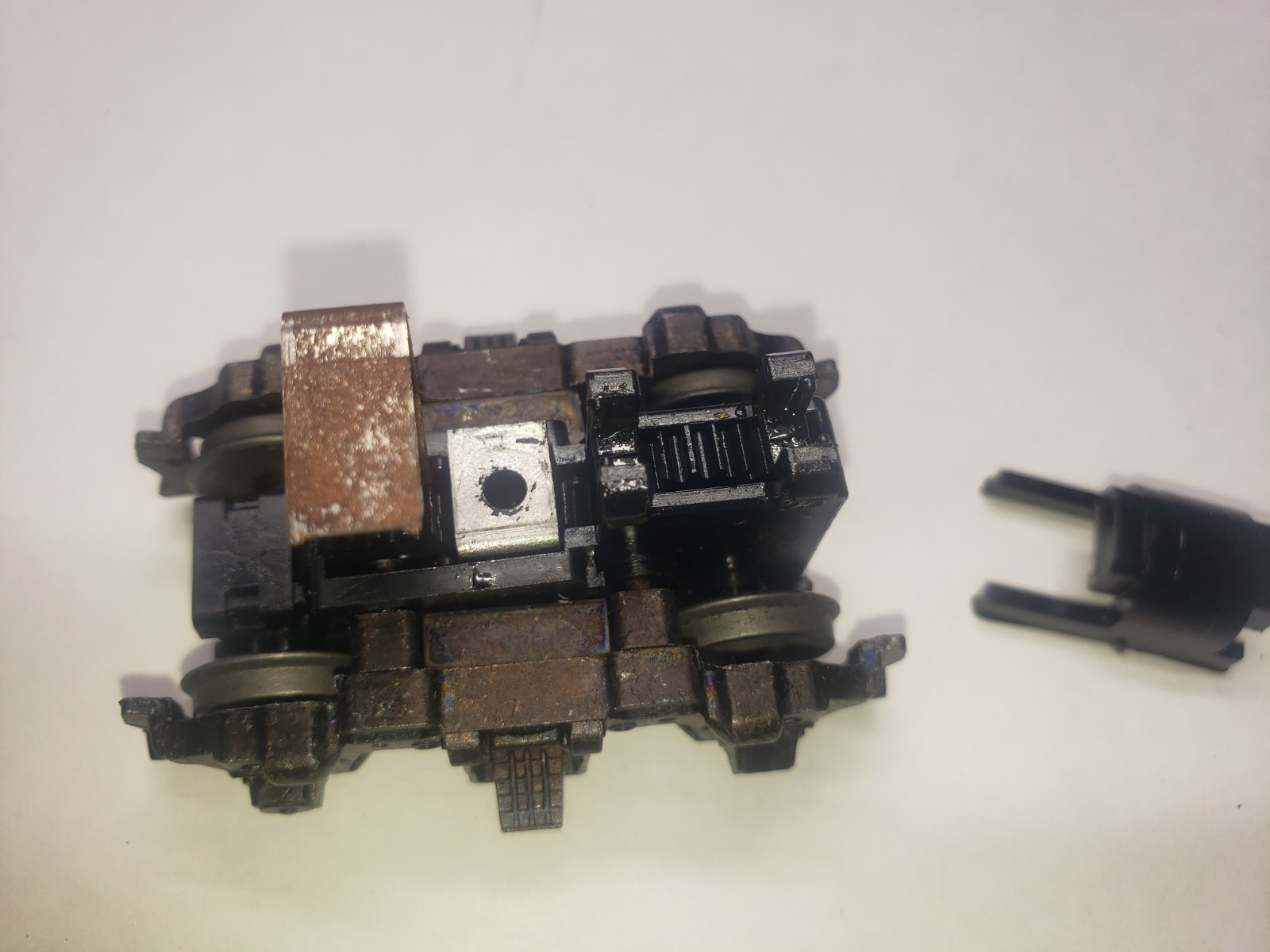 GP35 REAR DIECAST METAL GEARED 4 WHEEL TRUCK ATHEARN BB HO SCALE Old Style PART