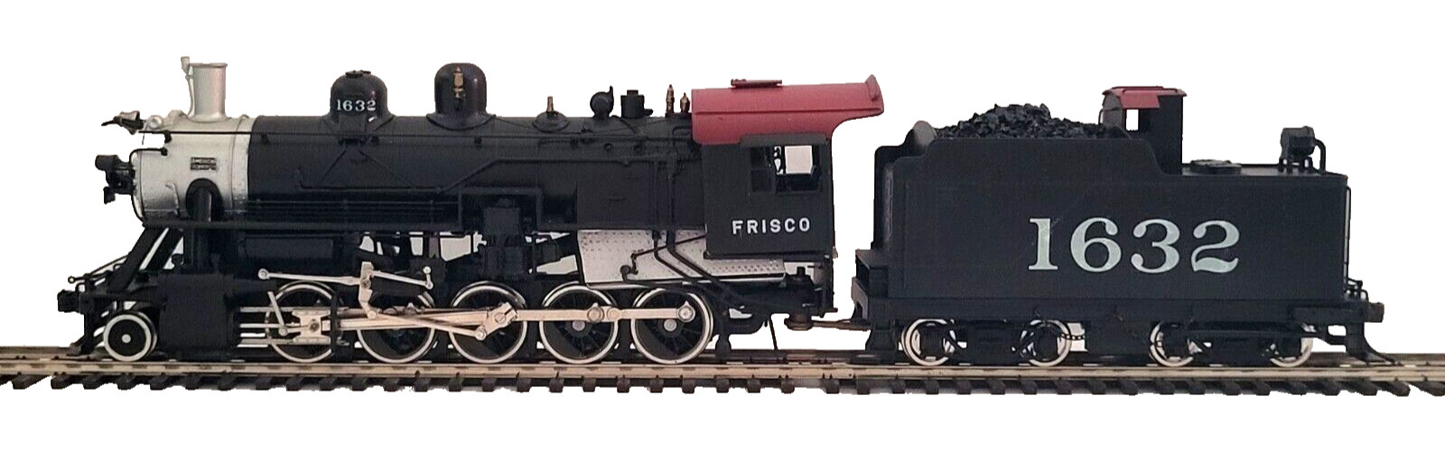 PFM United Atlas Brass HO Frisco 2-10-0 #1632 Russian Decapod Painted Tested New