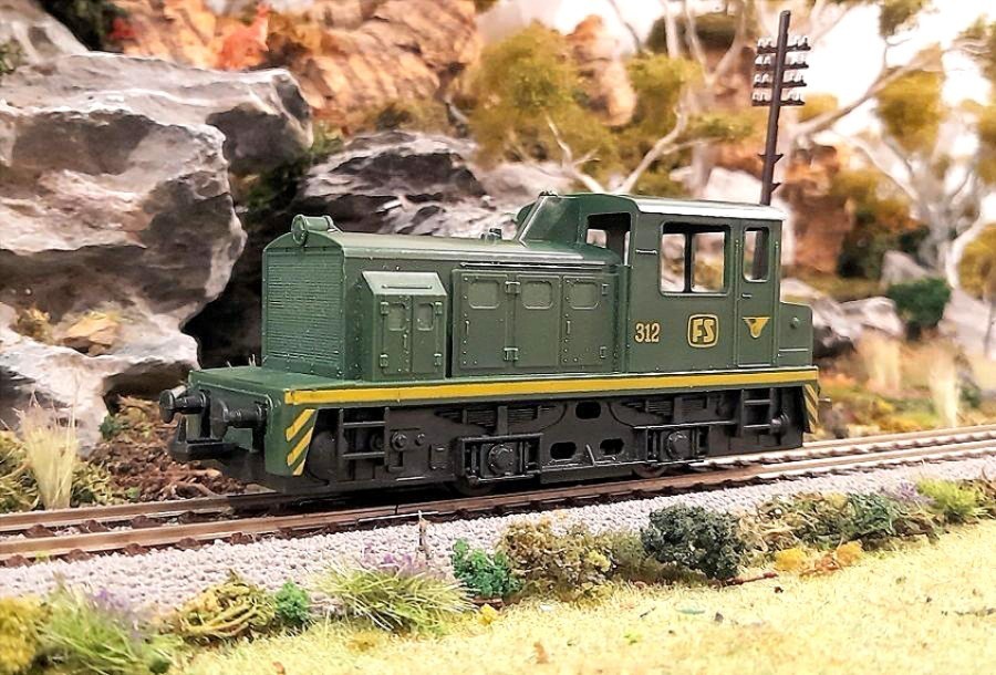 * 1/87 HO * Lima * FS Diesel Shunter Da Manovra No.312 * Italy * 1659 *