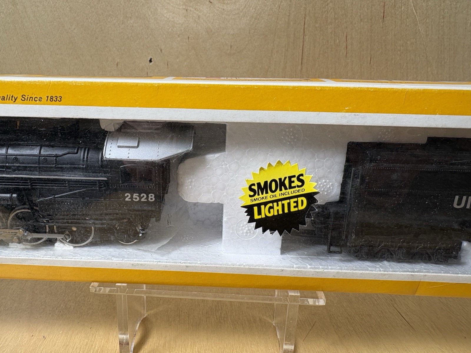Vintage Bachmann “UNION PACIFIC” HO Mikado 2-8-2 With Smoke & Original Box