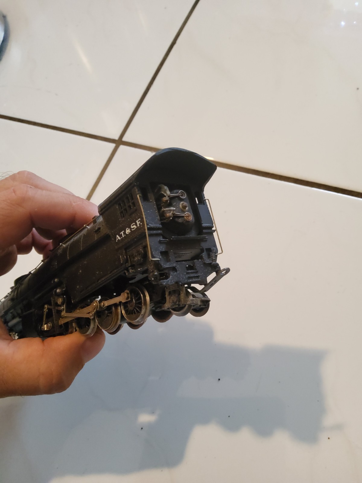 Ho Scale Rivarosi Locomotive Used A.T&S.F USED