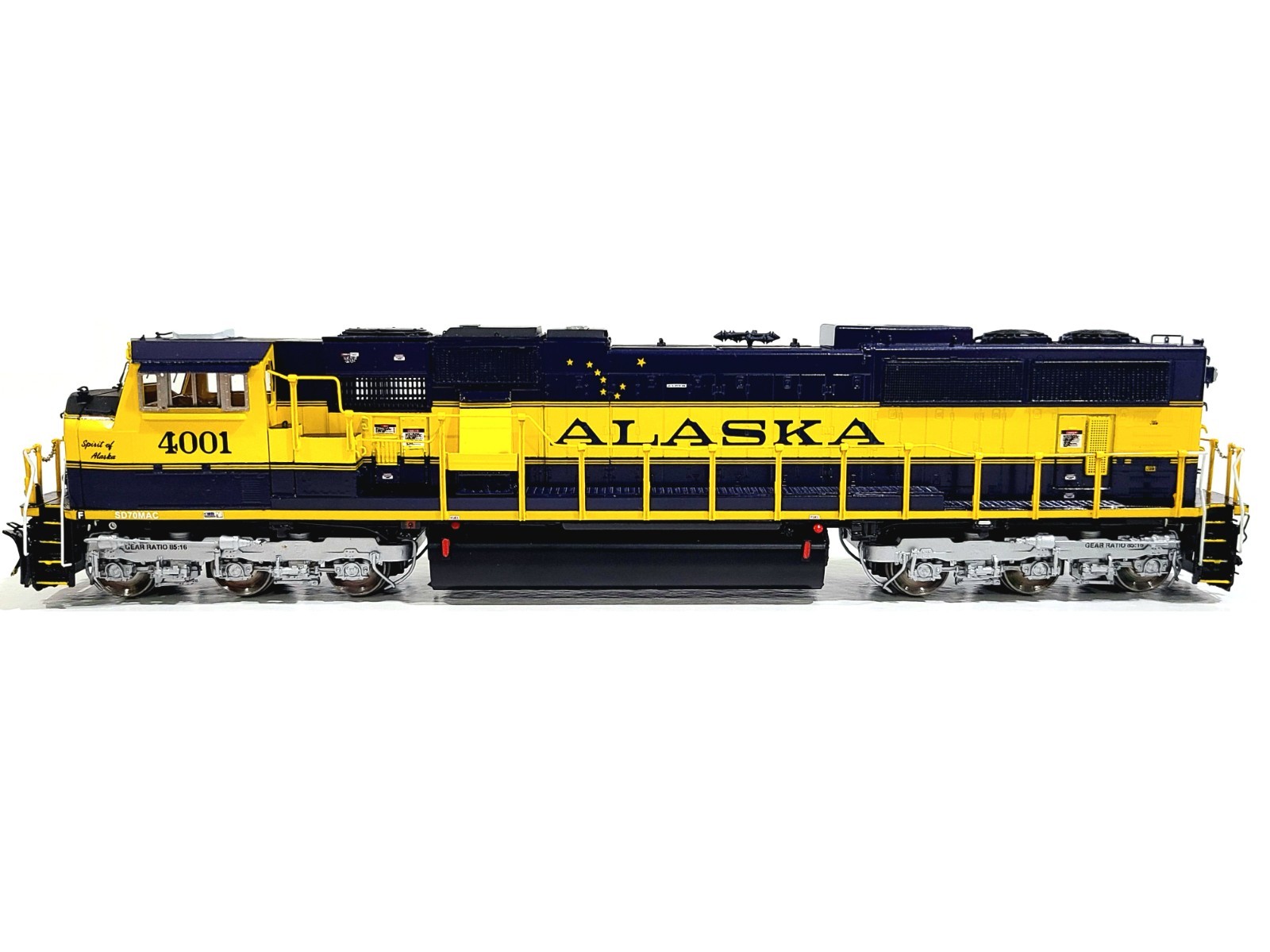 Overland OMI ARR EMD SD70MAC Alaska Railroad #4001 HO Brass Model #6149.1