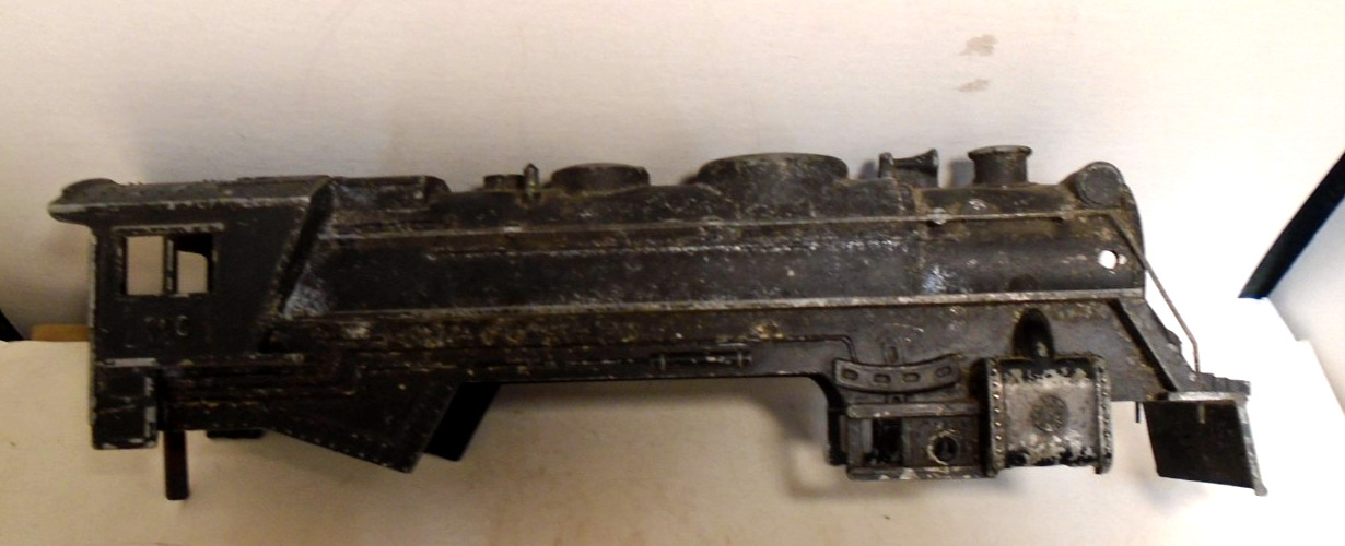 MARX DIE CAST 666 STEAM ENGINE BOILER SHELL & HANDRAILS