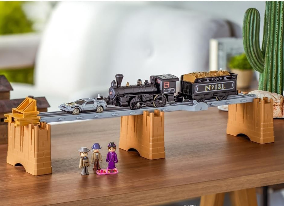 Plarail Back to the Future Part 3 Locomotive Train & Time Machine Set 2025 Japan