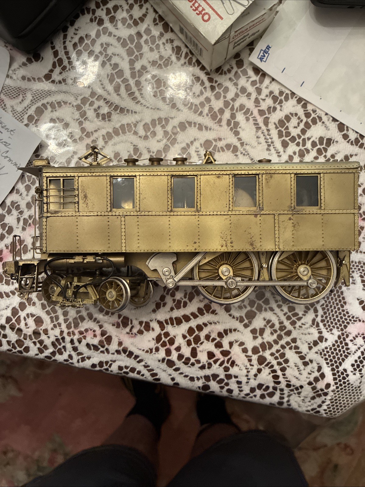 Sunset Models Brass Pennsylvania Railroad O Gauge DD-1 Electric Model Train