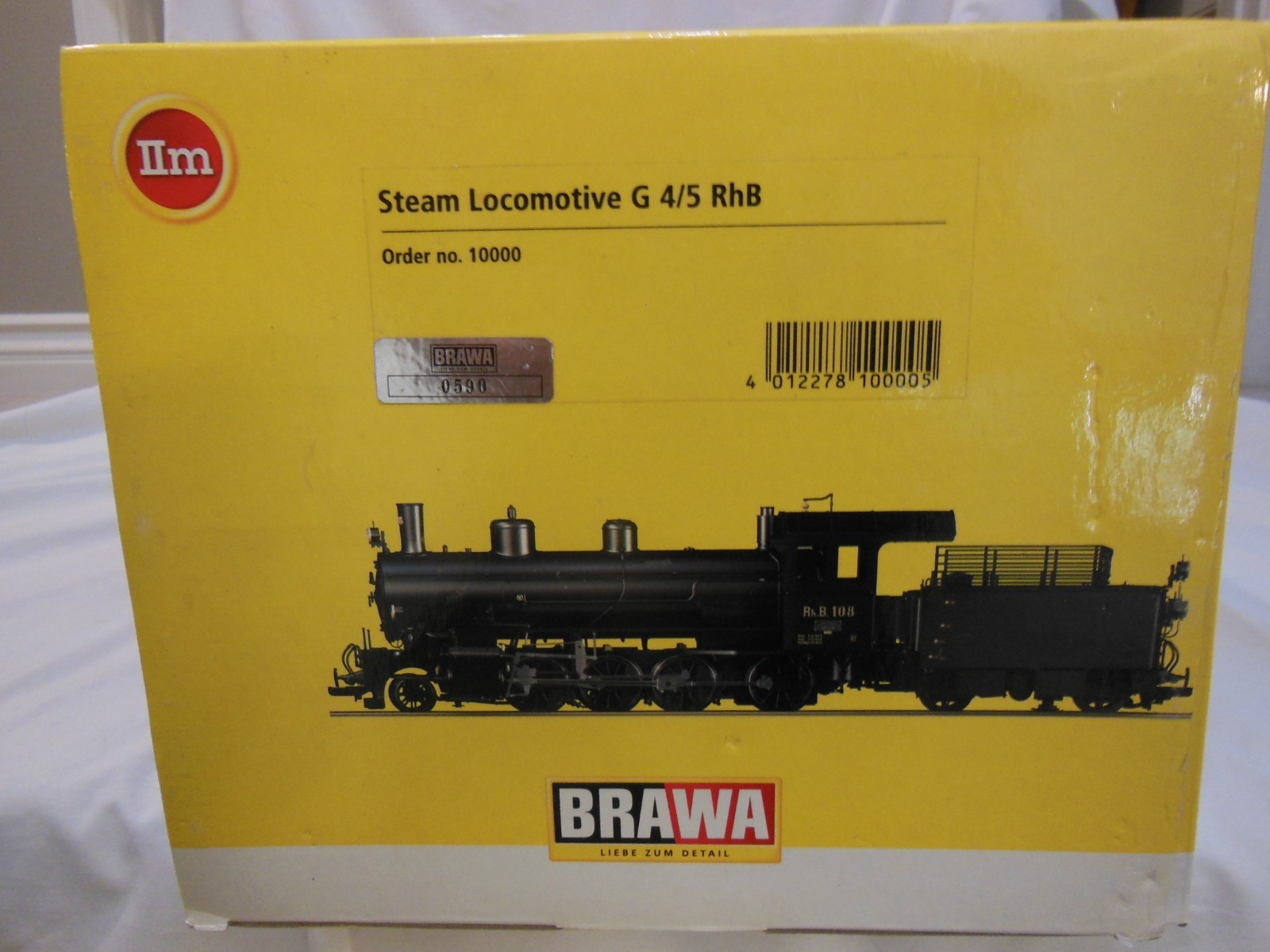 10000 Brawa Dampflok 4/5 RhB 2-8-0 Loco G scale