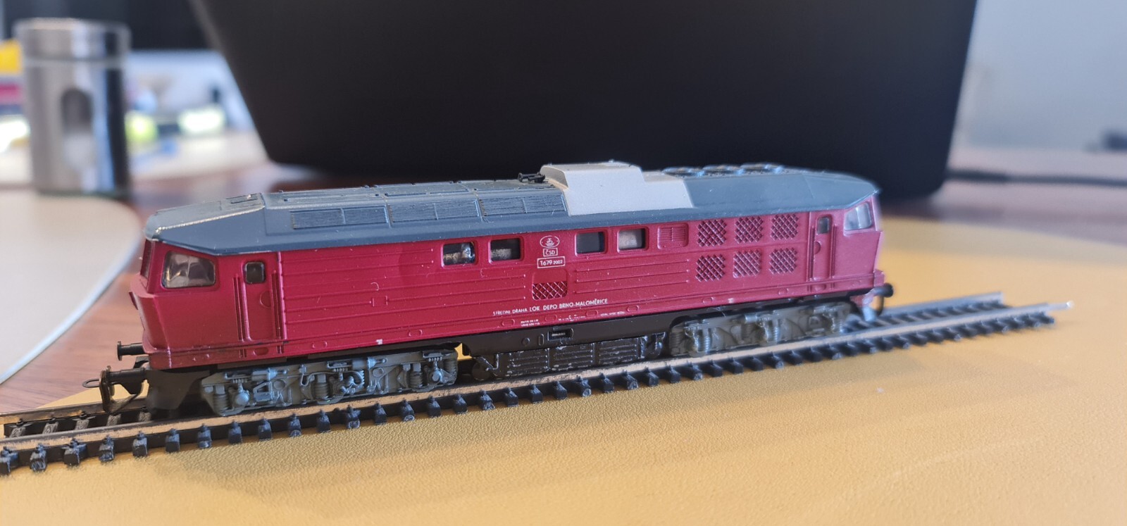 Diesel Locomotive Soviet Block BTTB TT 1:120 CSD Czechoslovak State Railways