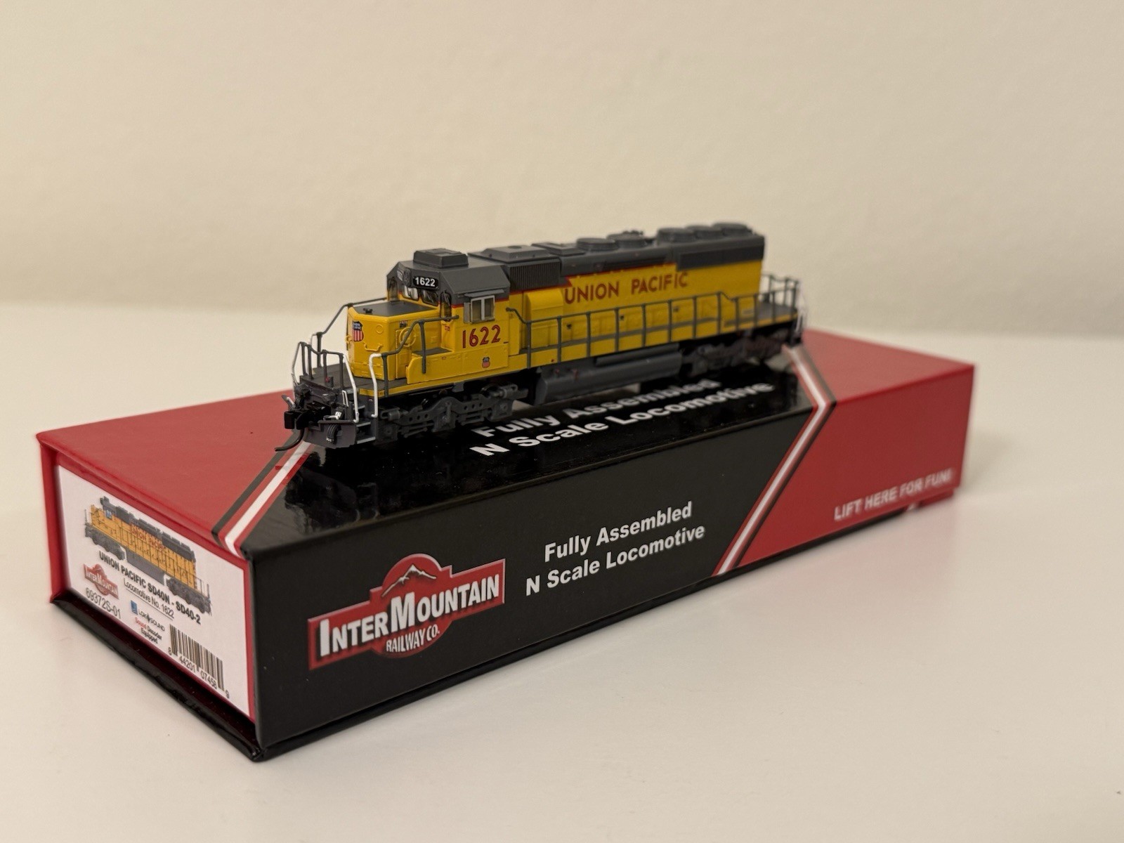 Union Pacific SD40N #1622 DCC & Loksound 5 Micro N Scale Intermountain – SD40-2