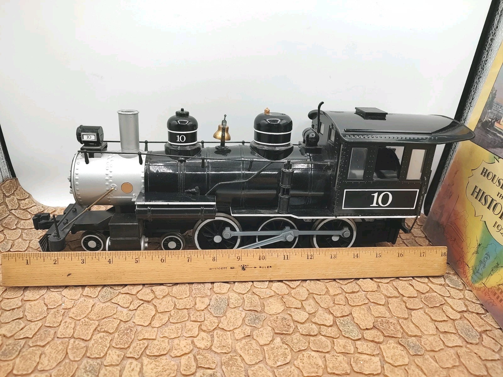 Bachmann 81096 G Scale White Pass 4-6-0 Steam Locomotive #10 & Tender READ AS IS