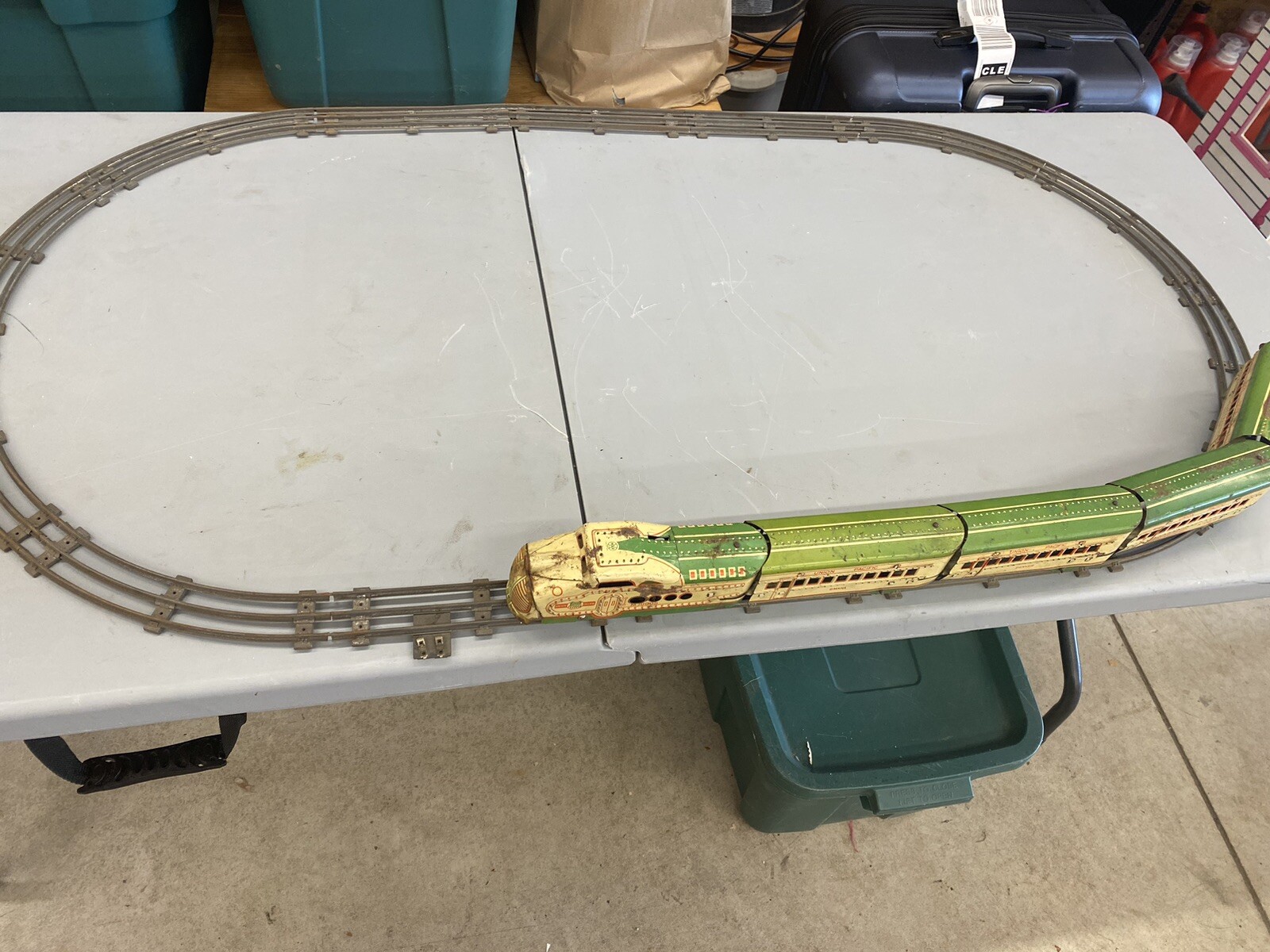 MARX M10005 O Gauge Post War Passenger Set Transformer, & Track