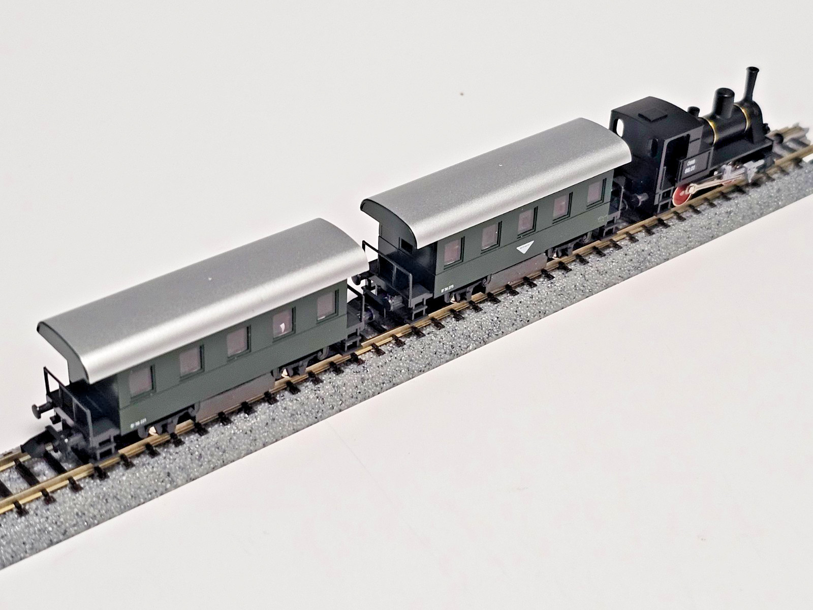 KATO K105003 N SCALE POCKET LINE SERIES STEAM DAMPFLOK MIT PERSONENWAGEN OBB