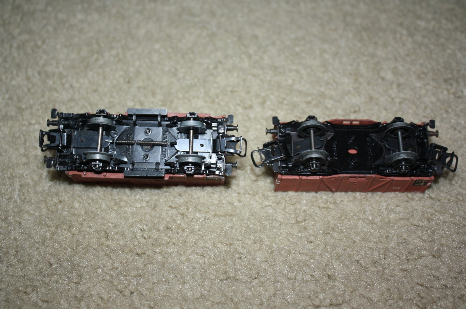 Vintage Marklin HO Scale Train Lot Rolling Stock Made in Germany (10 Pieces)