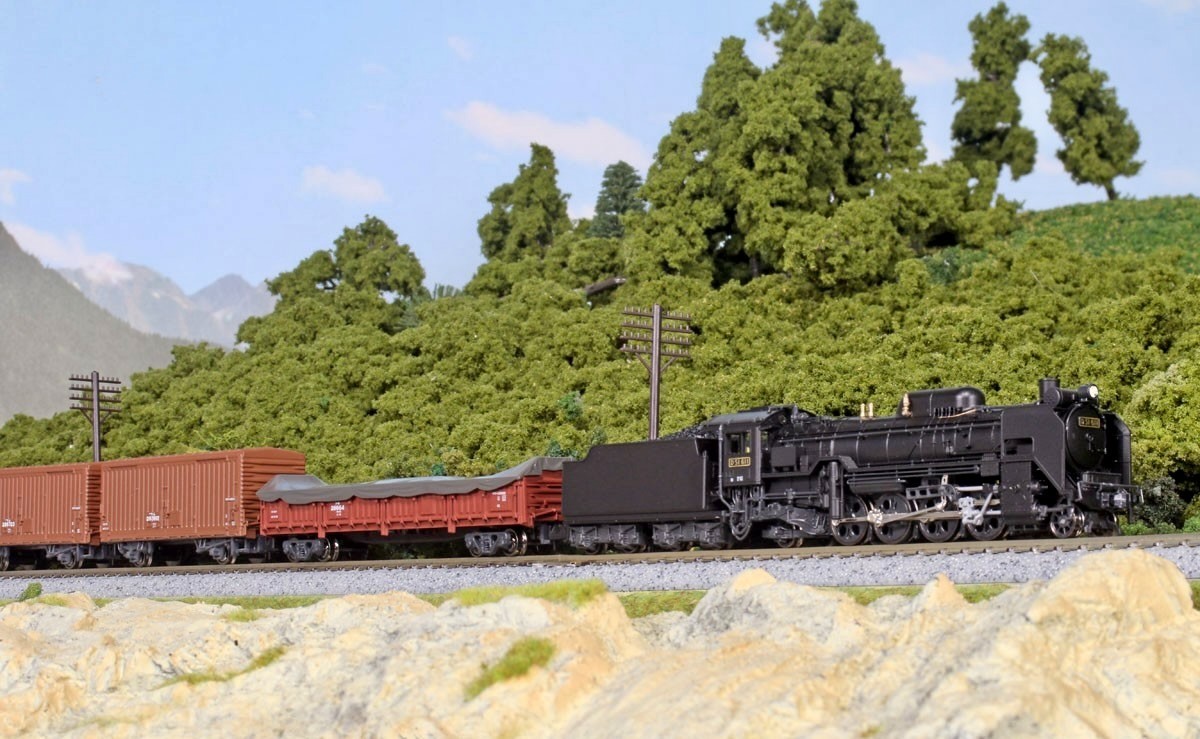 kato 2016-9 JNR Steam Locomotive D51, NIB, n scale, ships from USA