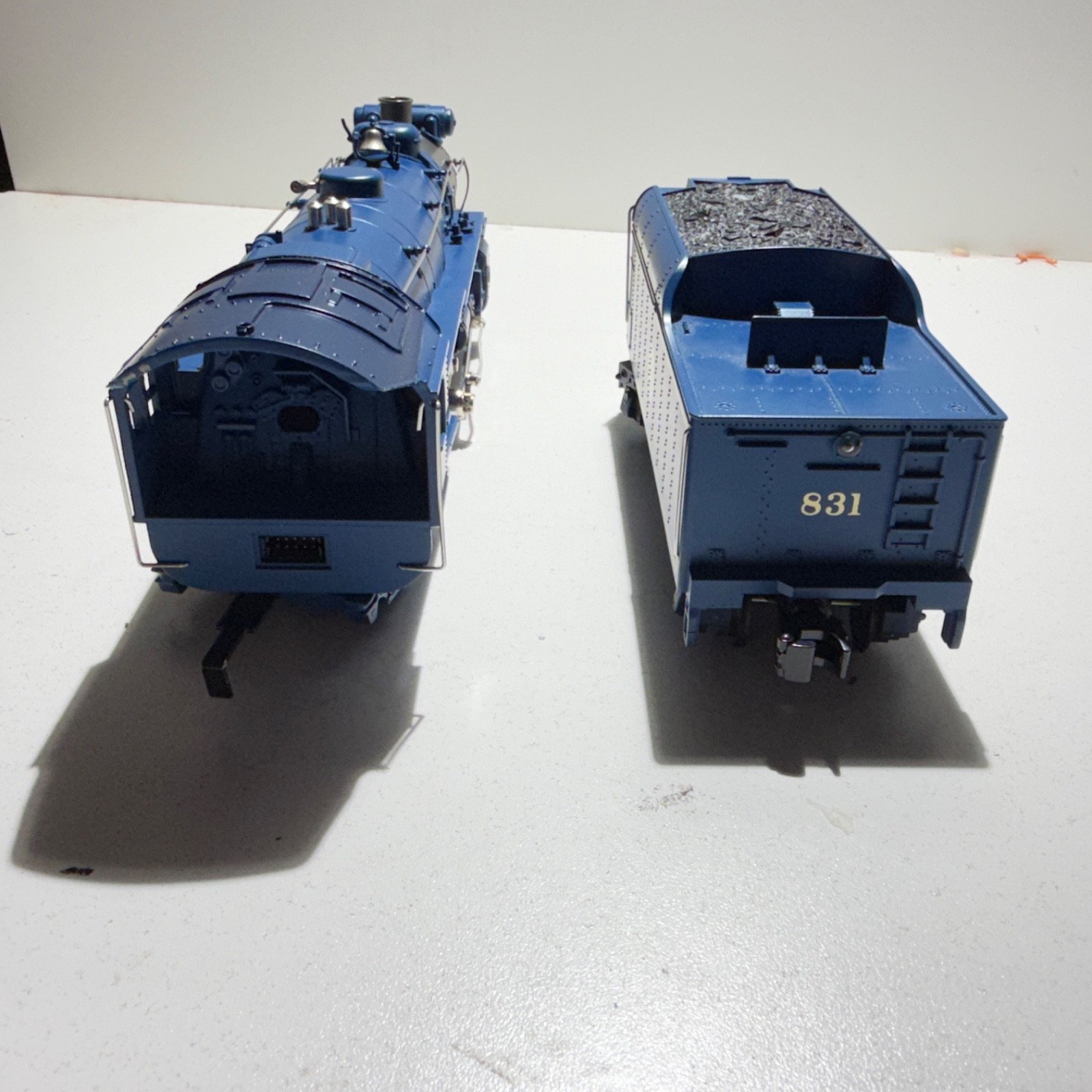 MTH Railking O Gauge NJC Blue Comet 4-6-2 PS2 & 4 60′ Madison Passenger Cars