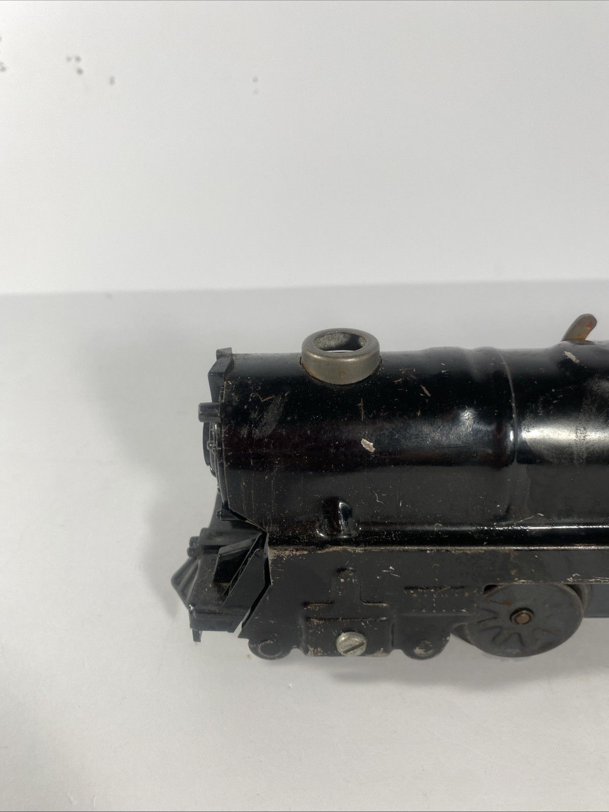 Marx Trains O Gauge Tinplate Wind-Up Steam Locomotive Engine Tested Works No Key