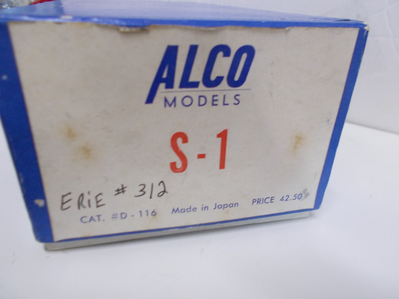 ALCO # D-116 ~BRASS~ ERIE S-1 LOCOMOTIVE # 312 ~RUNS GOOD ~HO SCALE