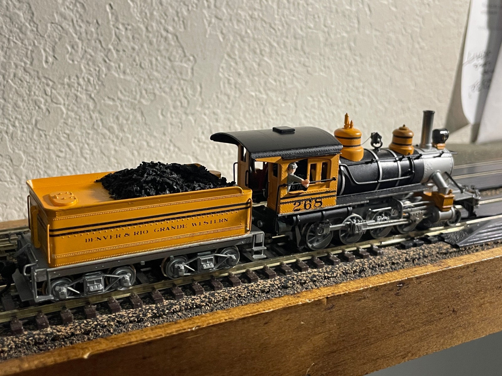 HO SCALE – NWSL – BRASS STEAM – NEW CAN MOTOR – D&RGW BUMBLEBEE 2-8-0 #268