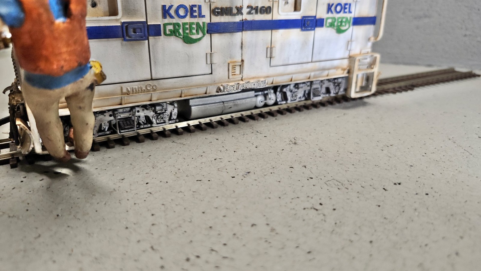 GN15 LYNN.CO GNLX2160 KOEL GREEN Genset Locomotive (DCC)