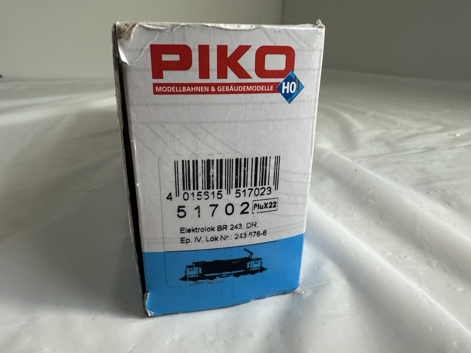 HO Scale Piko 51702 PluX22 Elektrolok BR 243 DR. Ep IV 243 576-6 Open Box Tested